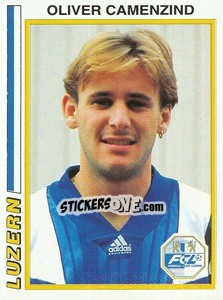 Figurina Oliver Camenzind - Football Switzerland 1994-1995 n. 104 - Panini