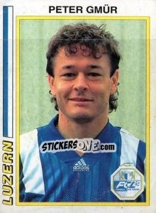 Sticker Peter Gmur - Football Switzerland 1994-1995 - Panini