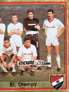 Sticker Team Photo (puzzle 1) - Football Egypt 1988-1989 - Panini