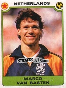 Cromo Marco van Basten (Netherlands) - Football Egypt 1988-1989 - Panini