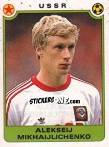 Sticker Aleksei Mikhailichenko (USSR) - Football Egypt 1988-1989 n. 348 - Panini