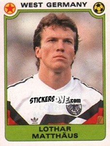 Sticker Lothar Matthaus (Germany) - Football Egypt 1988-1989 - Panini