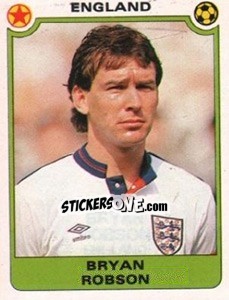 Sticker Bryan Robson (England) - Football Egypt 1988-1989 n. 353 - Panini