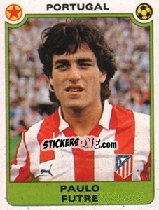Sticker Paulo Futre (Portugal) - Football Egypt 1988-1989 - Panini