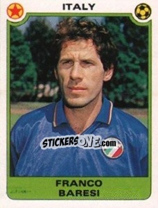 Sticker Franco Baresi (Italy) - Football Egypt 1988-1989 - Panini