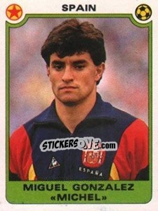 Sticker Miguel Gonzalez "Michel" (Spain)