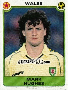 Sticker Mark Hughes (Wales) - Football Egypt 1988-1989 n. 364 - Panini