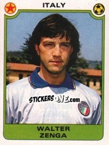 Sticker Walter Zenga (Italy) - Football Egypt 1988-1989 - Panini
