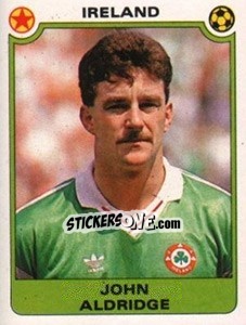 Sticker John Aldridge (Republic Of Ireland) - Football Egypt 1988-1989 - Panini