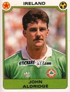 Cromo John Aldridge (Republic Of Ireland) - Football Egypt 1988-1989 n. 370 - Panini