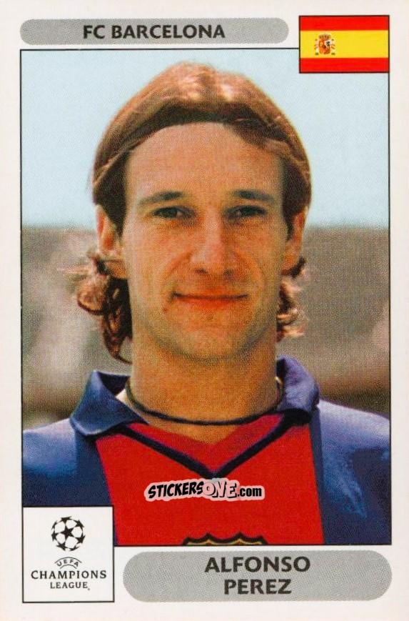 Cromo Alfonso Perez - UEFA Champions League 2000-2001 n. 303 - Panini