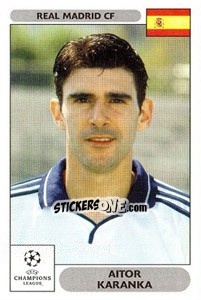 Cromo Aitor Karanka - UEFA Champions League 2000-2001 n. 4 - Panini