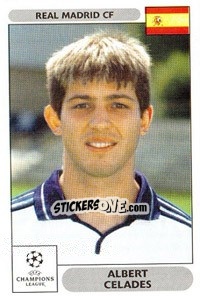 Cromo Albert Celades - UEFA Champions League 2000-2001 - Panini