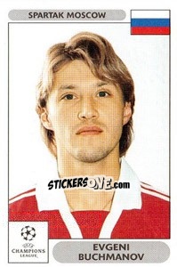 Sticker Evgeni Buchmanov - UEFA Champions League 2000-2001 - Panini