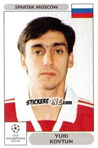 Sticker Yuri Kovtun - UEFA Champions League 2000-2001 n. 24 - Panini