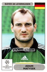 Sticker Adam Matysek - UEFA Champions League 2000-2001 n. 40 - Panini