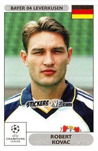 Sticker Robert Kovac - UEFA Champions League 2000-2001 n. 42 - Panini