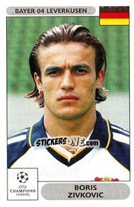 Sticker Boris Zivkovic - UEFA Champions League 2000-2001 - Panini