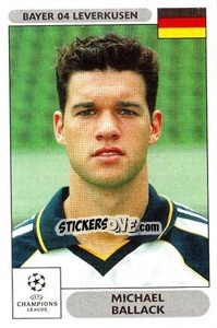Sticker Michael Ballack - UEFA Champions League 2000-2001 n. 45 - Panini