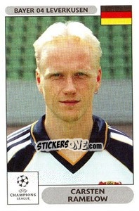 Sticker Carsten Ramelow - UEFA Champions League 2000-2001 n. 50 - Panini
