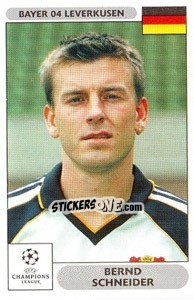 Sticker Bernd Schneider - UEFA Champions League 2000-2001 n. 52 - Panini