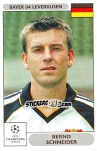 Figurina Bernd Schneider - UEFA Champions League 2000-2001 - Panini