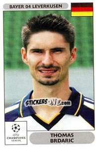 Sticker Thomas Brdaric - UEFA Champions League 2000-2001 - Panini