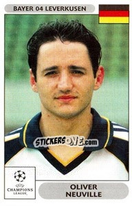 Sticker Oliver Neuville - UEFA Champions League 2000-2001 - Panini