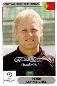 Sticker Peter Schmeichel - UEFA Champions League 2000-2001 n. 59 - Panini