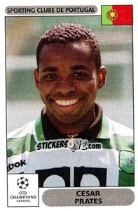 Sticker Cesar Prates - UEFA Champions League 2000-2001 n. 60 - Panini