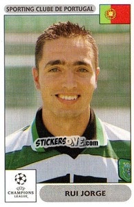 Sticker Rui Jorge - UEFA Champions League 2000-2001 n. 62 - Panini