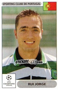 Sticker Rui Jorge - UEFA Champions League 2000-2001 - Panini