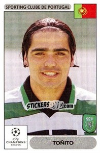 Sticker Toñito - UEFA Champions League 2000-2001 n. 66 - Panini