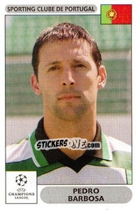 Sticker Pedro Barbosa - UEFA Champions League 2000-2001 n. 68 - Panini