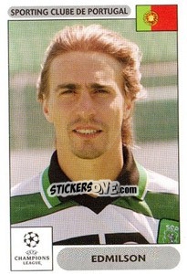 Sticker Edmilson - UEFA Champions League 2000-2001 n. 71 - Panini