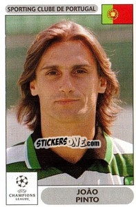 Sticker João Pinto - UEFA Champions League 2000-2001 n. 72 - Panini