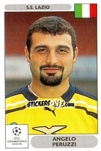 Sticker Angelo Peruzzi - UEFA Champions League 2000-2001 n. 78 - Panini