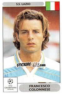 Sticker Francesco Colonnese - UEFA Champions League 2000-2001 n. 83 - Panini