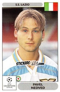 Sticker Pavel Nedved - UEFA Champions League 2000-2001 - Panini