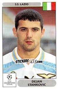 Sticker Dejan Stankovic - UEFA Champions League 2000-2001 n. 89 - Panini