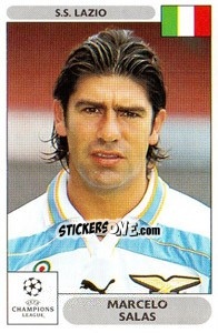 Sticker Marcelo Salas - UEFA Champions League 2000-2001 n. 95 - Panini