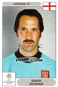 Sticker David Seaman - UEFA Champions League 2000-2001 n. 97 - Panini