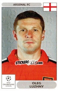 Sticker Oleg Luznhy - UEFA Champions League 2000-2001 n. 101 - Panini