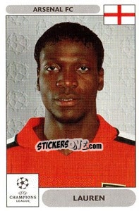 Sticker Lauren - UEFA Champions League 2000-2001 n. 109 - Panini