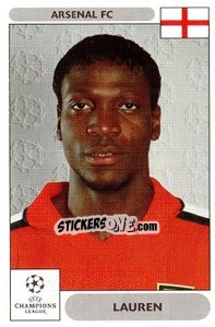 Sticker Lauren - UEFA Champions League 2000-2001 - Panini