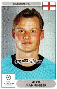 Sticker Alex Manninger - UEFA Champions League 2000-2001 n. 114 - Panini