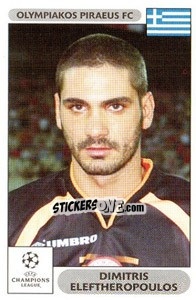 Cromo Dimitris Eleftheropoulos - UEFA Champions League 2000-2001 n. 116 - Panini