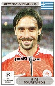 Sticker Ilias Poursanidis - UEFA Champions League 2000-2001 - Panini