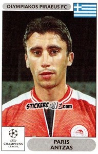 Figurina Paris Antzas - UEFA Champions League 2000-2001 n. 122 - Panini