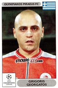 Sticker Grigoris Georgatos - UEFA Champions League 2000-2001 n. 123 - Panini